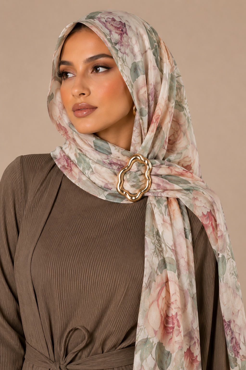 Floral print — Modal Hijab